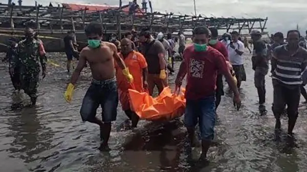 Mayat Wanita Terikat Batako Ditemukan Nelayan di Pantai Lesane Maluku Tengah