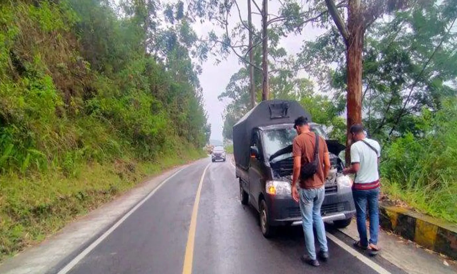 Antisipasi Kemacetan Pada Arus Balik, Polres Samosir Lakukan Simulasi Mobil Mogok