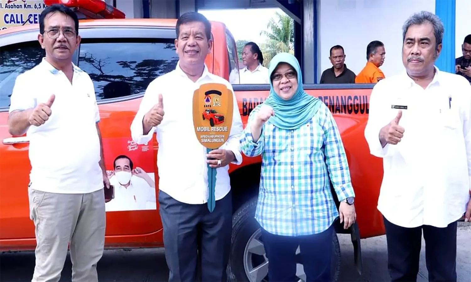 Simalungun Terima Mobil Rescue untuk Atasi Bencana