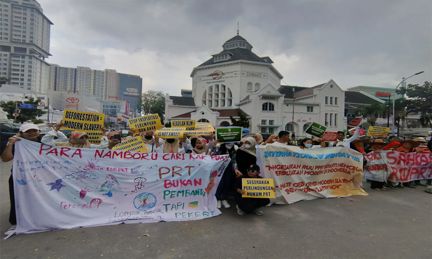 Para Namboru di Medan Cari Puan Maharani Minta Pengesahan RUU PPRT