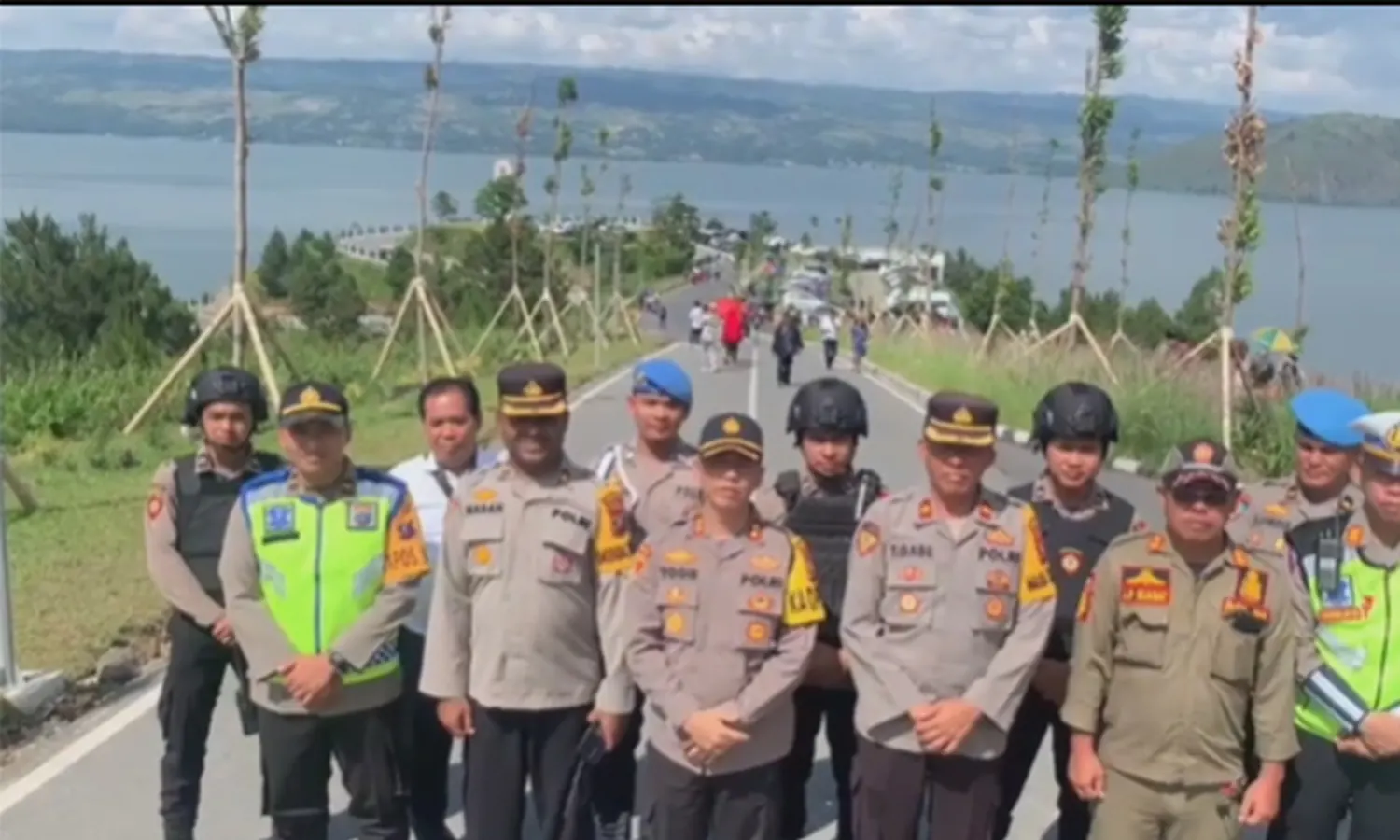 Polres Samosir Masih Aktifkan Pos Pengamanan Libur Lebaran