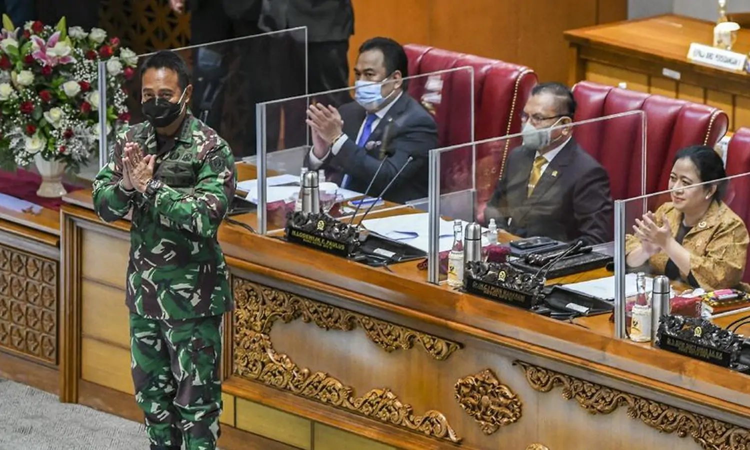 Rapat Paripurna DPR RI Sahkan Andika Perkasa Panglima TNI 