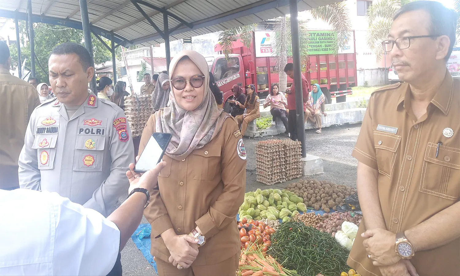 Tekan Inflasi, Pemkab Tapteng Gelar Pasar Murah