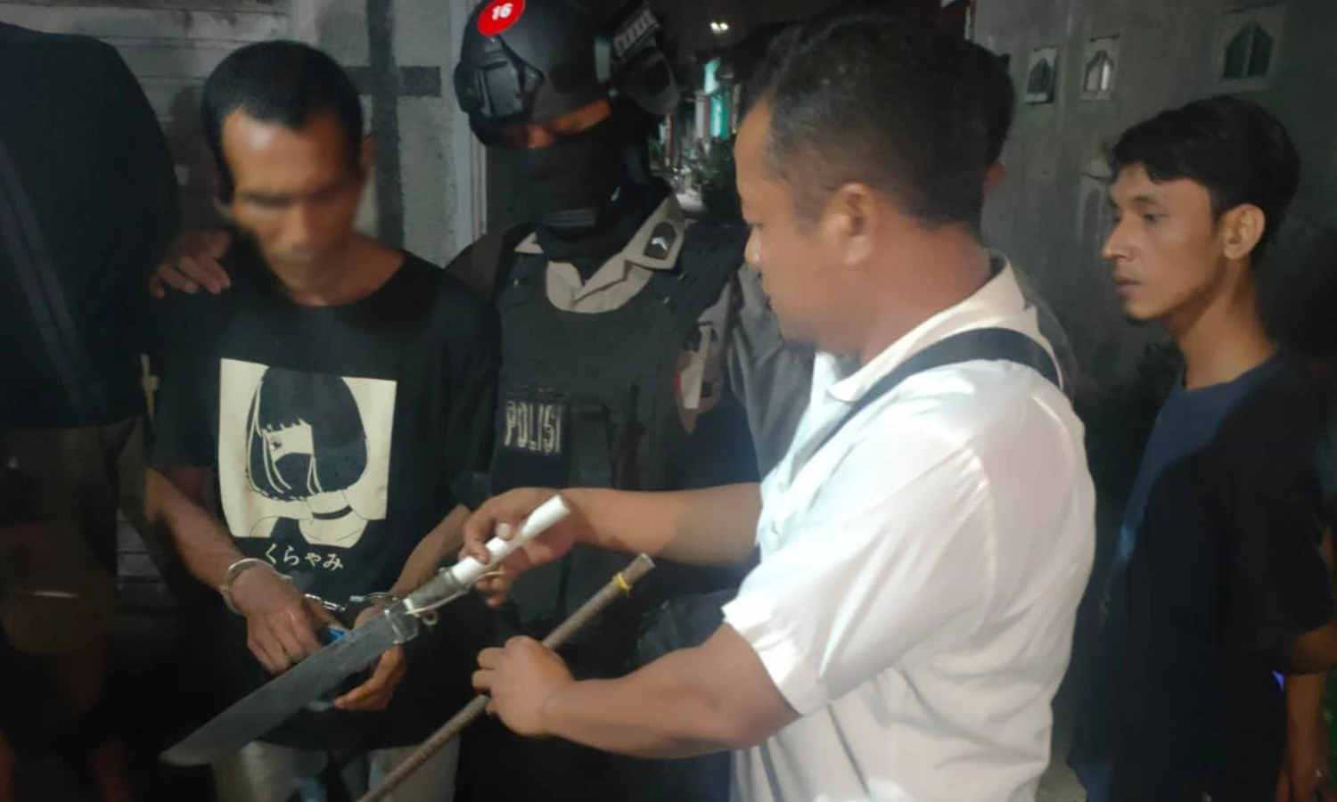 Pedagang Ikan Bakar Terkapar Kena Bacok di Medan, 6 Orang Diamankan