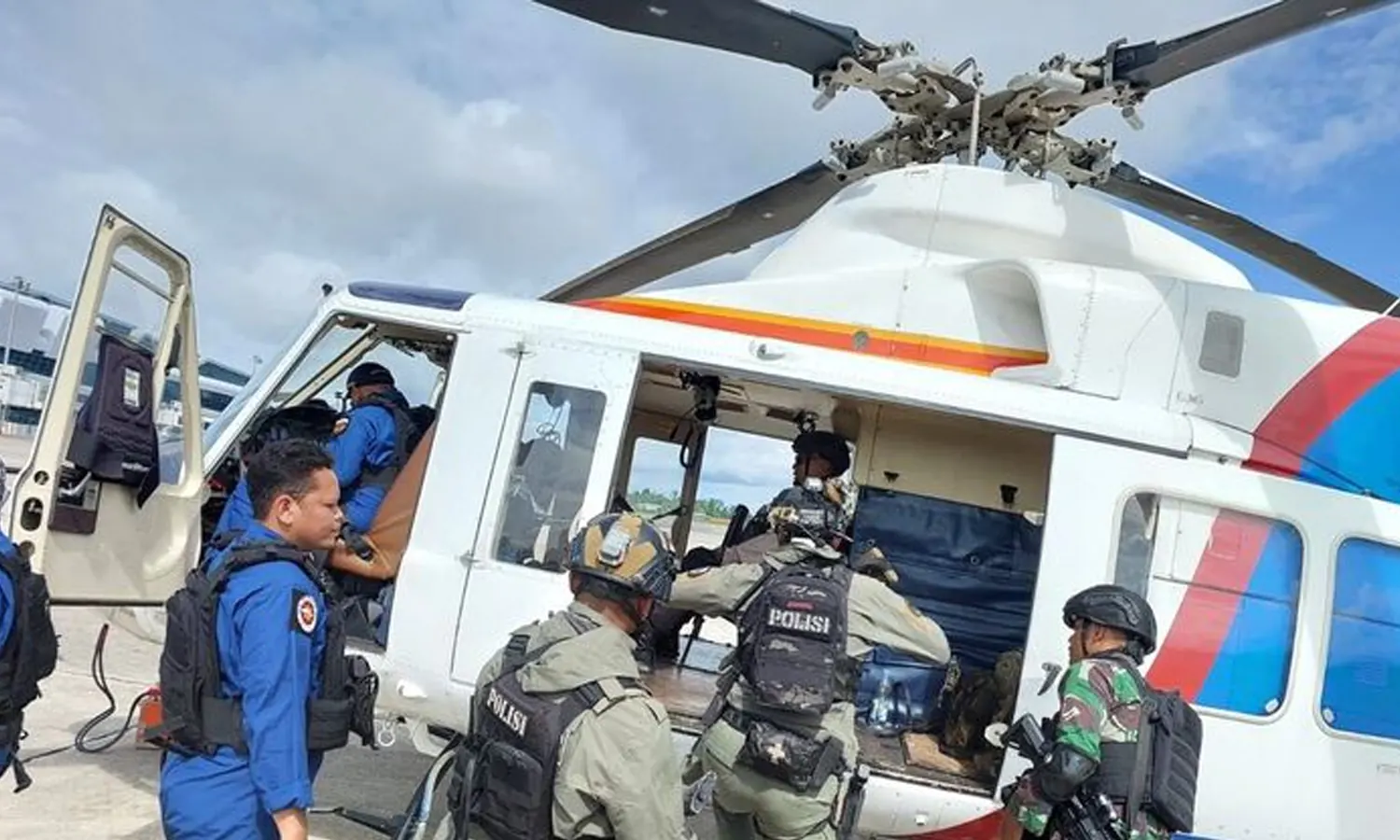 15 Pekerja Pembangunan Puskesmas di Nduga Papua Berhasil di Evakuasi Tim Gabungan TNI-Polri