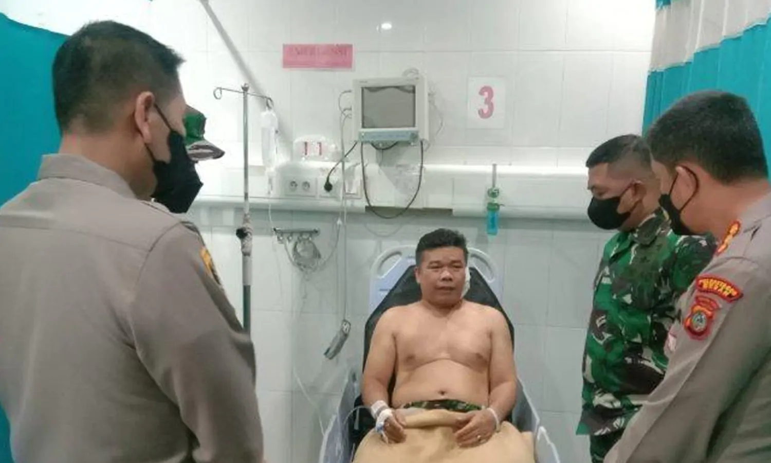 Sedang Jalankan Tugas, Anggota Kodim 0201/Medan Dibacok ODGJ