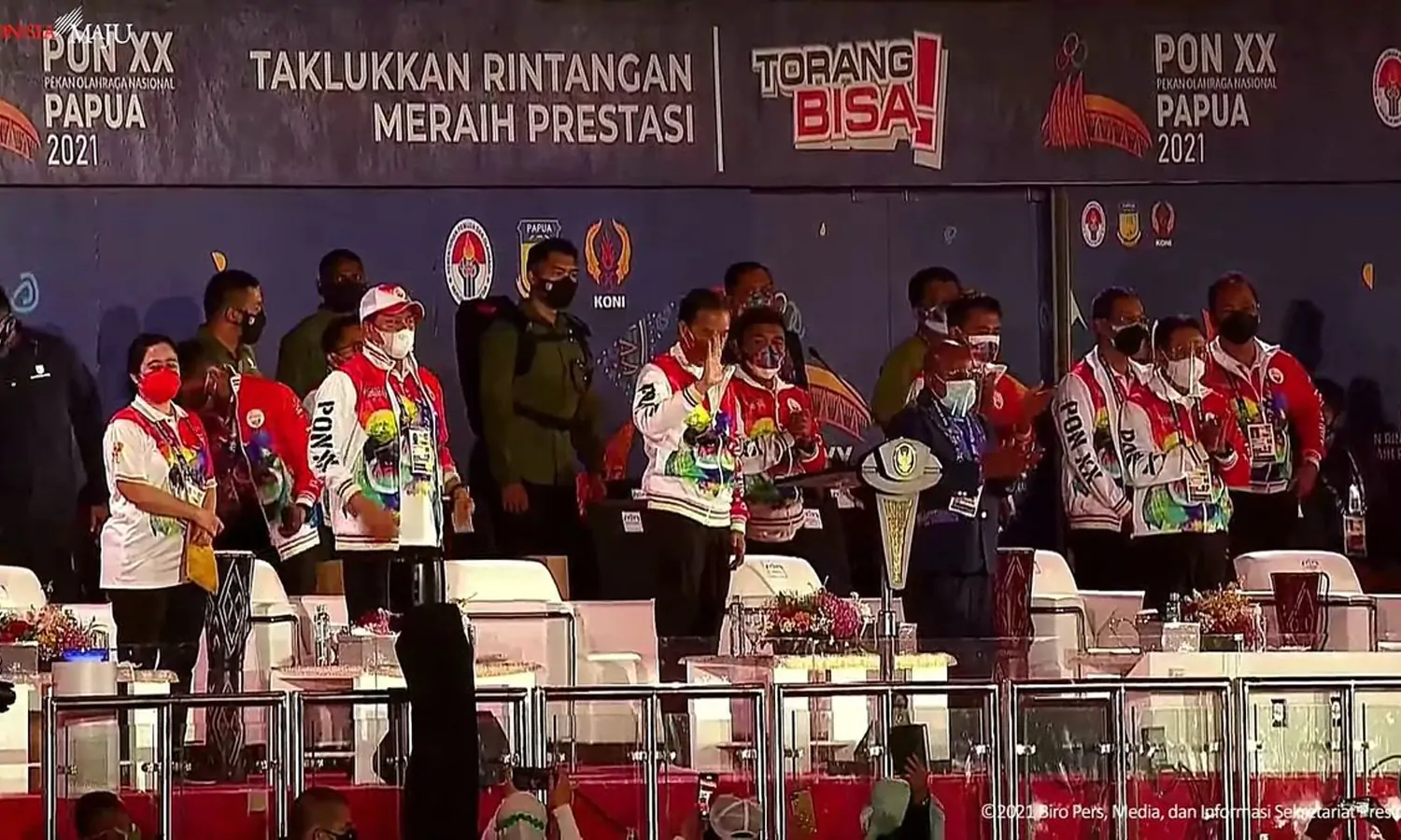 Presiden Jokowi Hadir Langsung di Pembukaan PON XX Papua