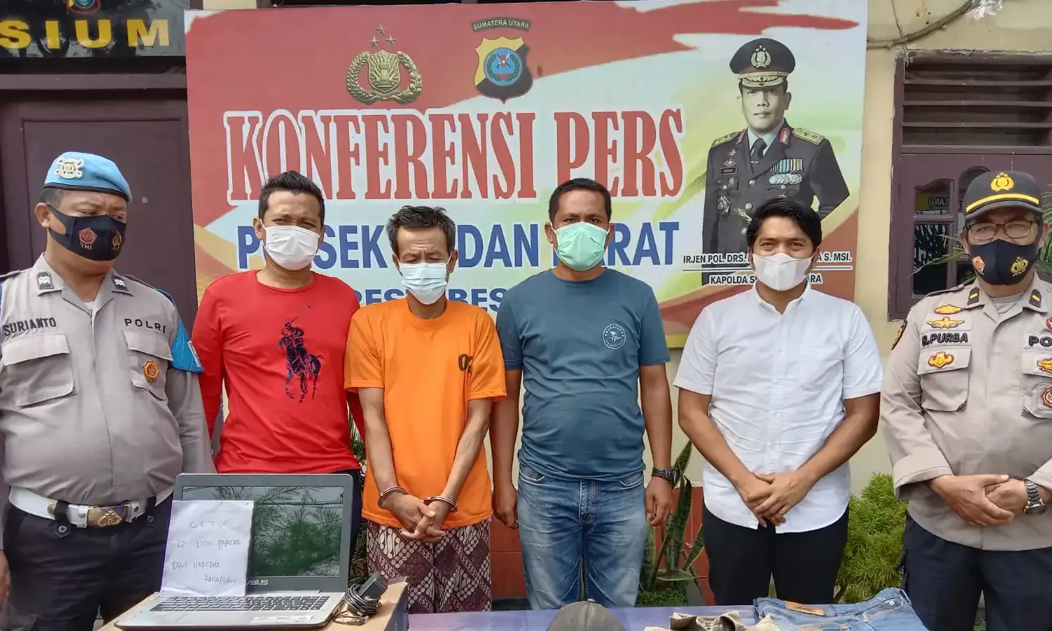 Polisi Tangkap Pencuri Laptop di Medan 
