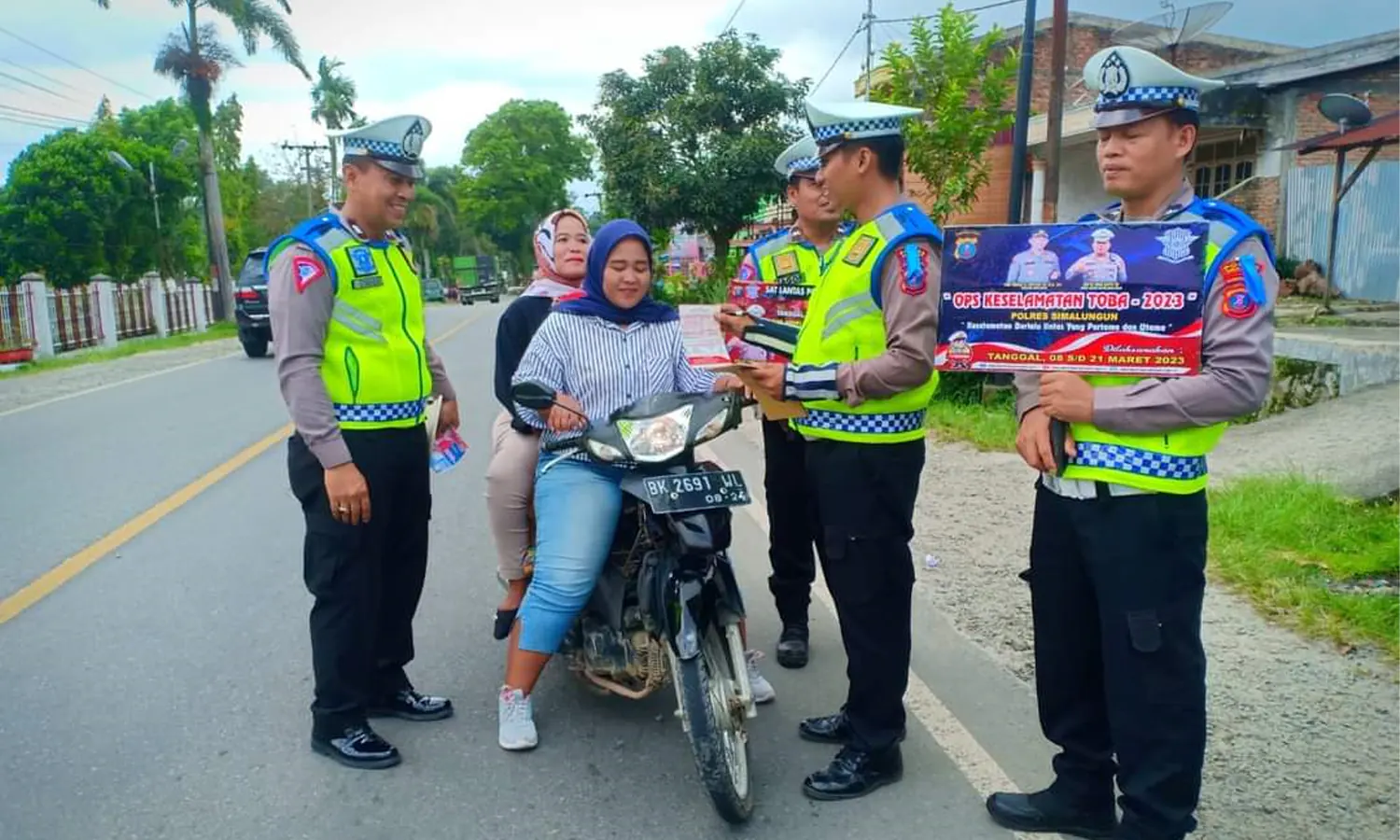Satlantas Simalungun Tegur 853 Pengendara Tidak Tertib Berlalu LintasÂ 