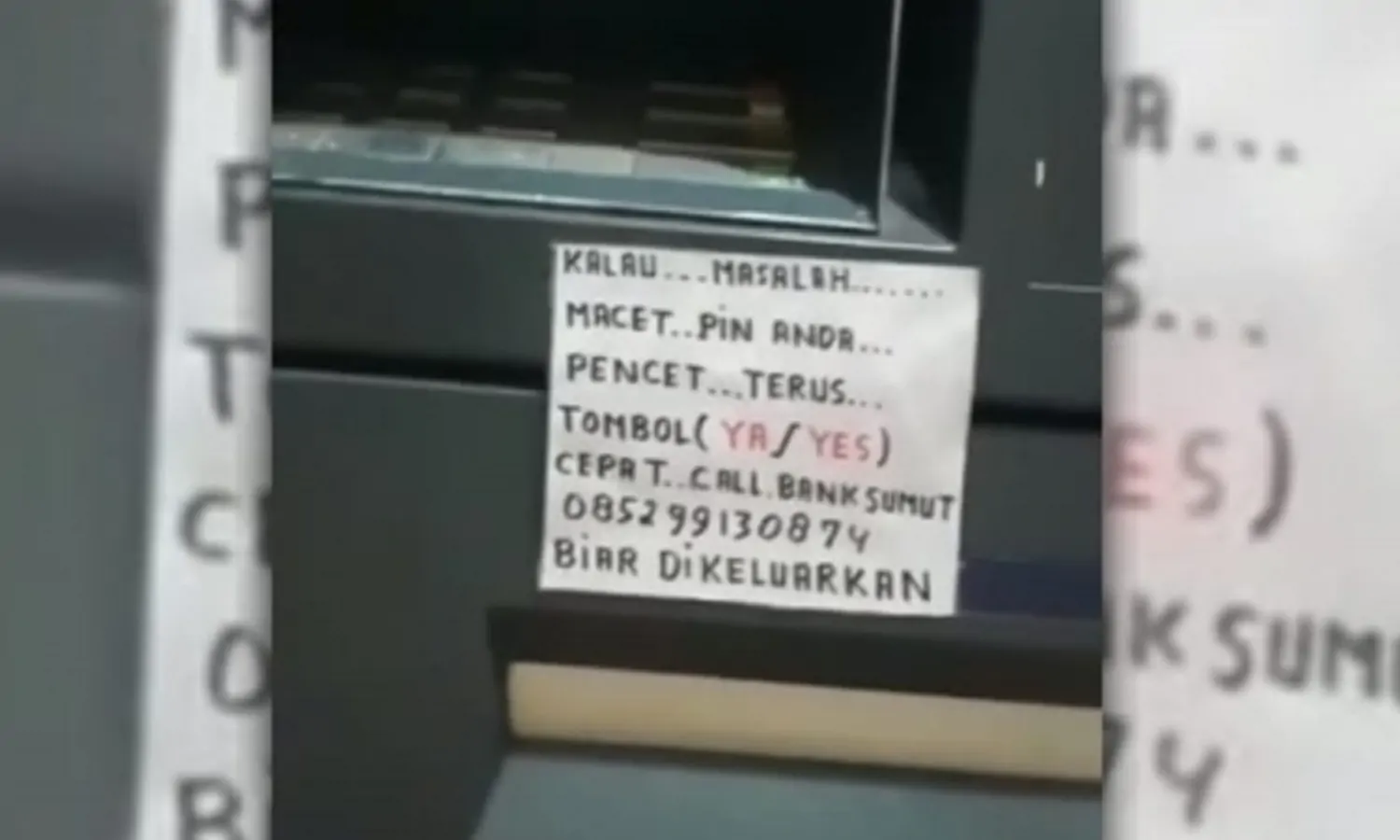 Hendak Ngambil Uang di ATM, Wanita ini Nyaris Kena Tipu 