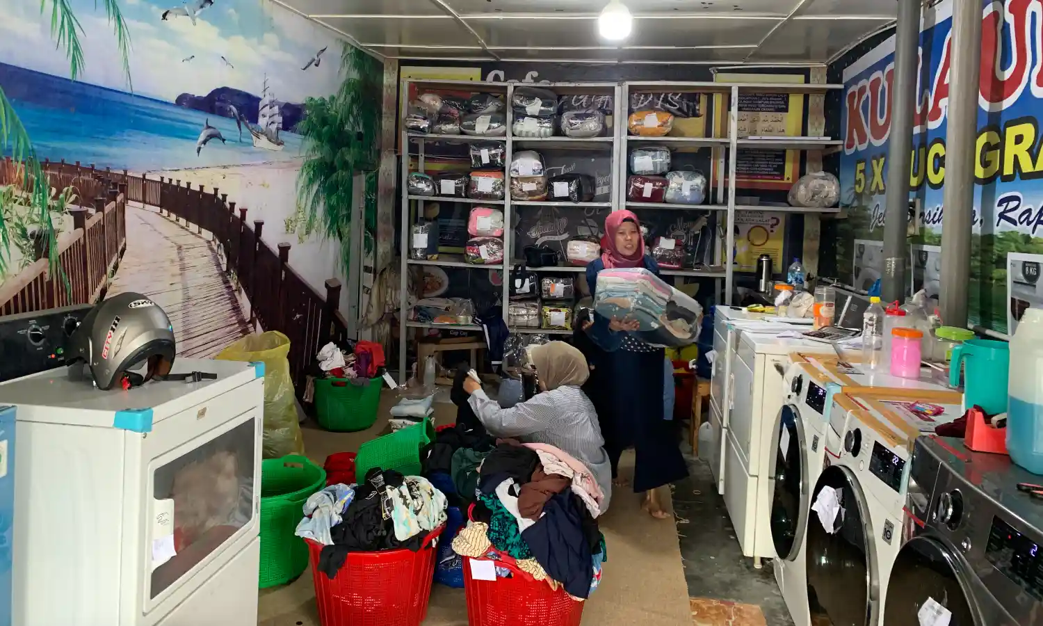 Curah Hujan Tinggi, Permintaan Laundry di Medan Meroket