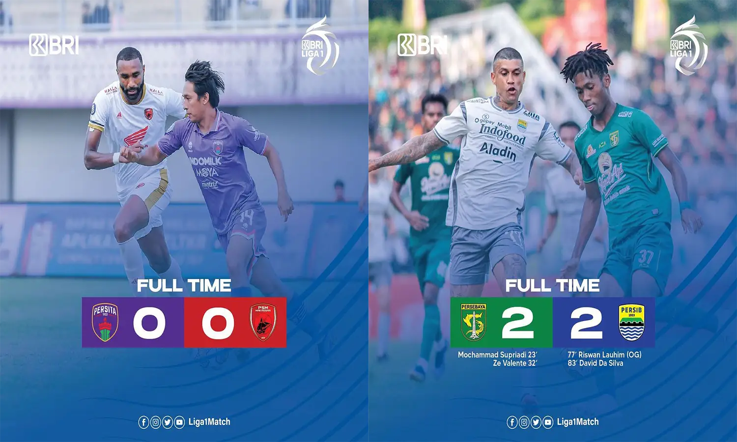 Hasil BRI Liga 1 2022/2023: Persib dan PSM Gagal Meraih Kemenangan