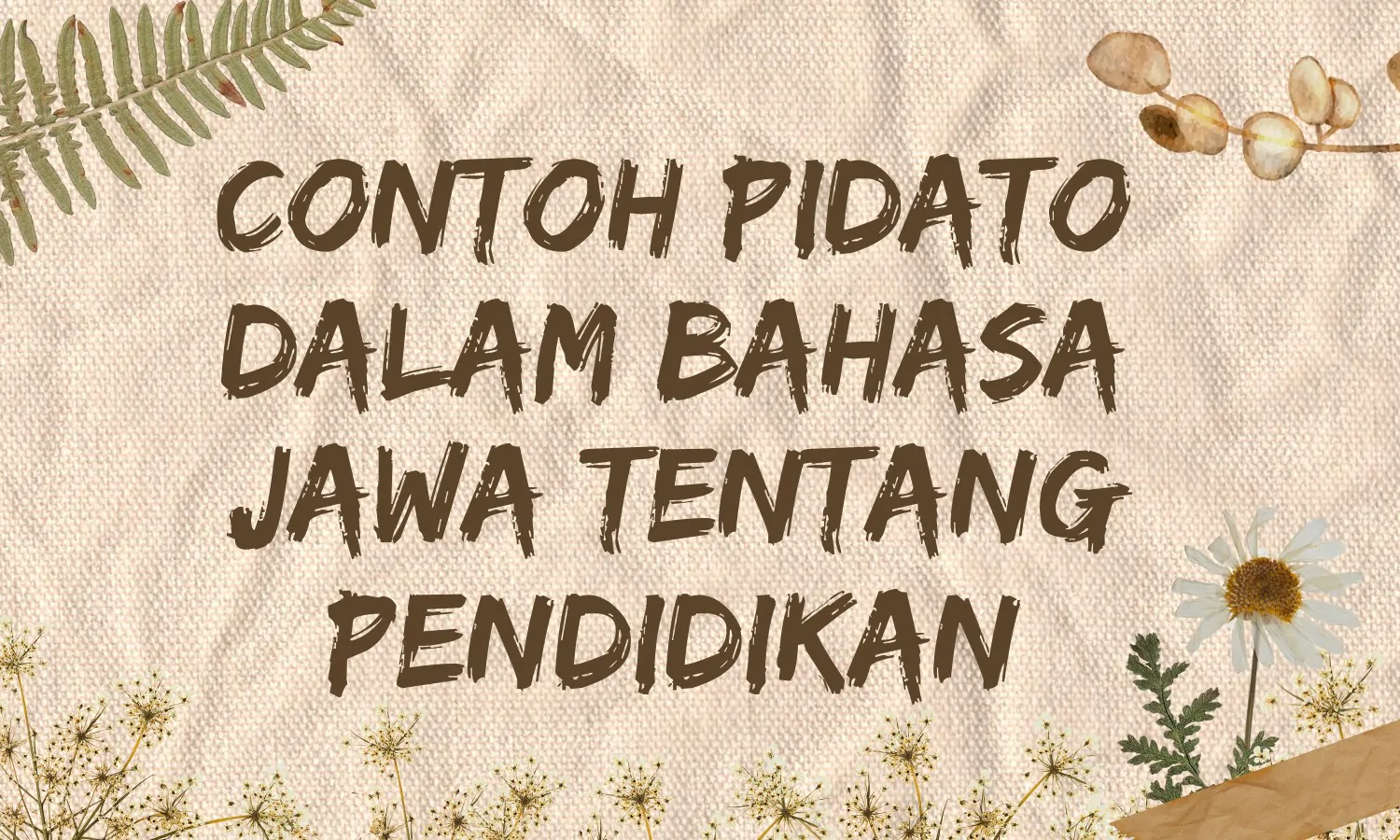 21 Contoh Pidato Bahasa Jawa tentang Pendidikan: Singkat, di Masa Pandemi, Budi Pekerti, dan Moral