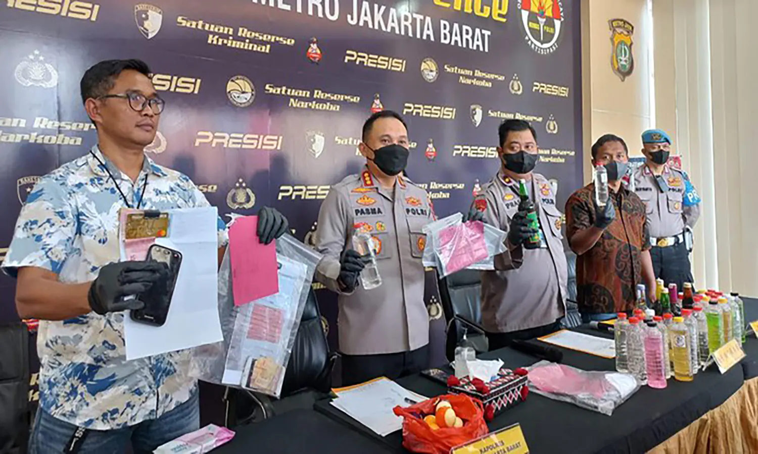Gelar Operasi Selama 4 Hari, Polres Metro Jakbar Ungkap 3 Kasus Sekaligus
