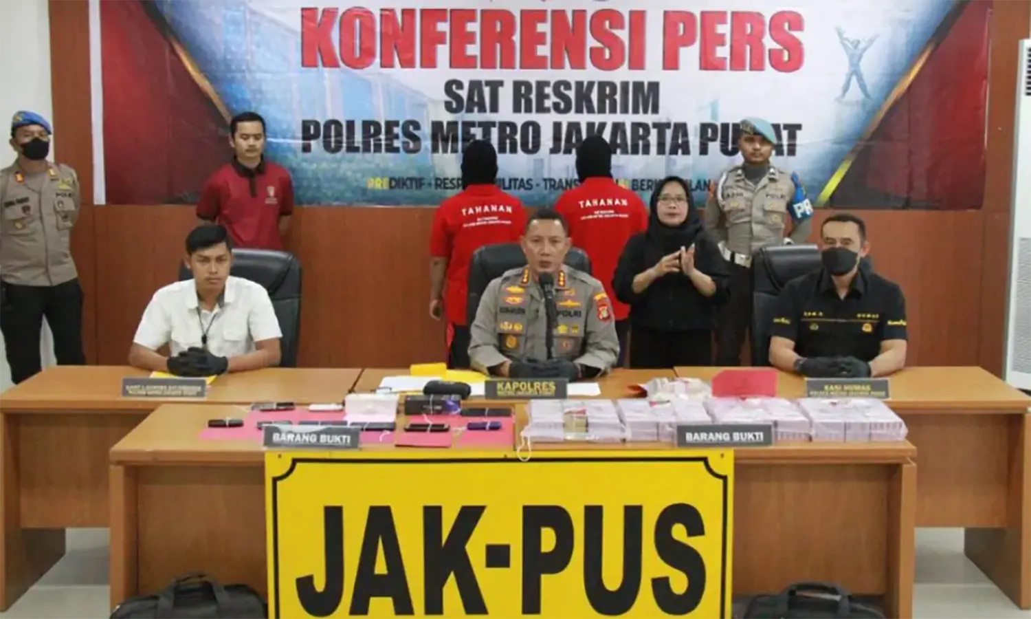 Polres Metro Jakarta Pusat Ungkap Modus 2 Pelaku Kasus Penipuan Uang Palsu