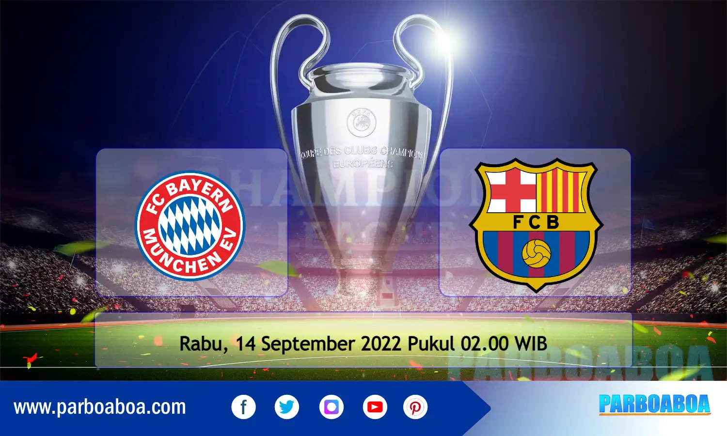 Prediksi Liga Champions 2022/2023: Bayern Munchen vs Barcelona 14 September 2022