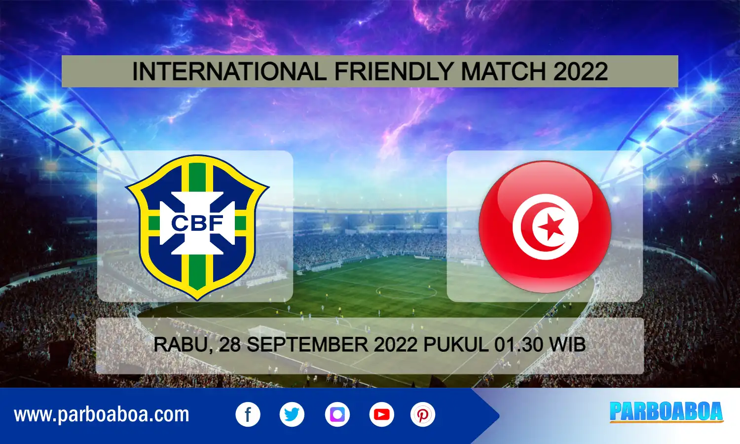 Prediksi International Friendly Match 2022: Brasil vs Tunisia 28 September 2022