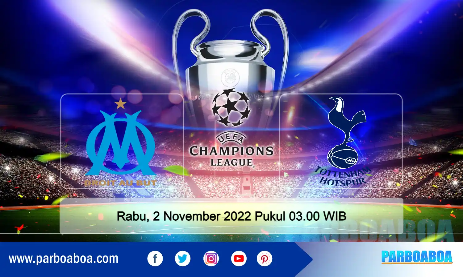 Prediksi Matchday Ke-6 Liga Champions 2022/2023: Marseille vs Tottenham Hotspur