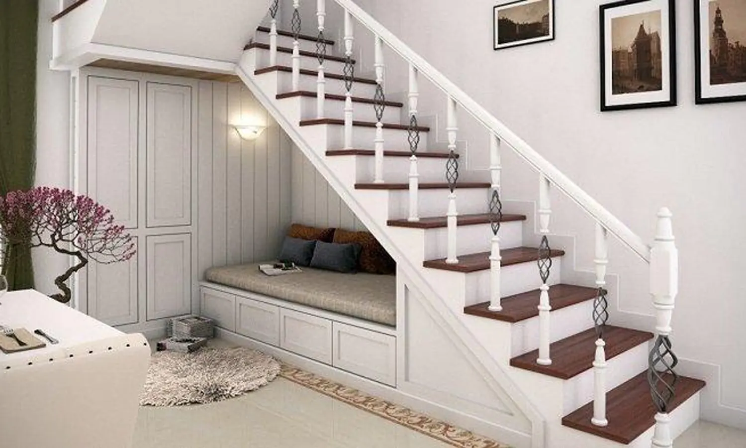 10 Inspirasi Dekorasi Ruang Bawah Tangga Rumah Minimalis