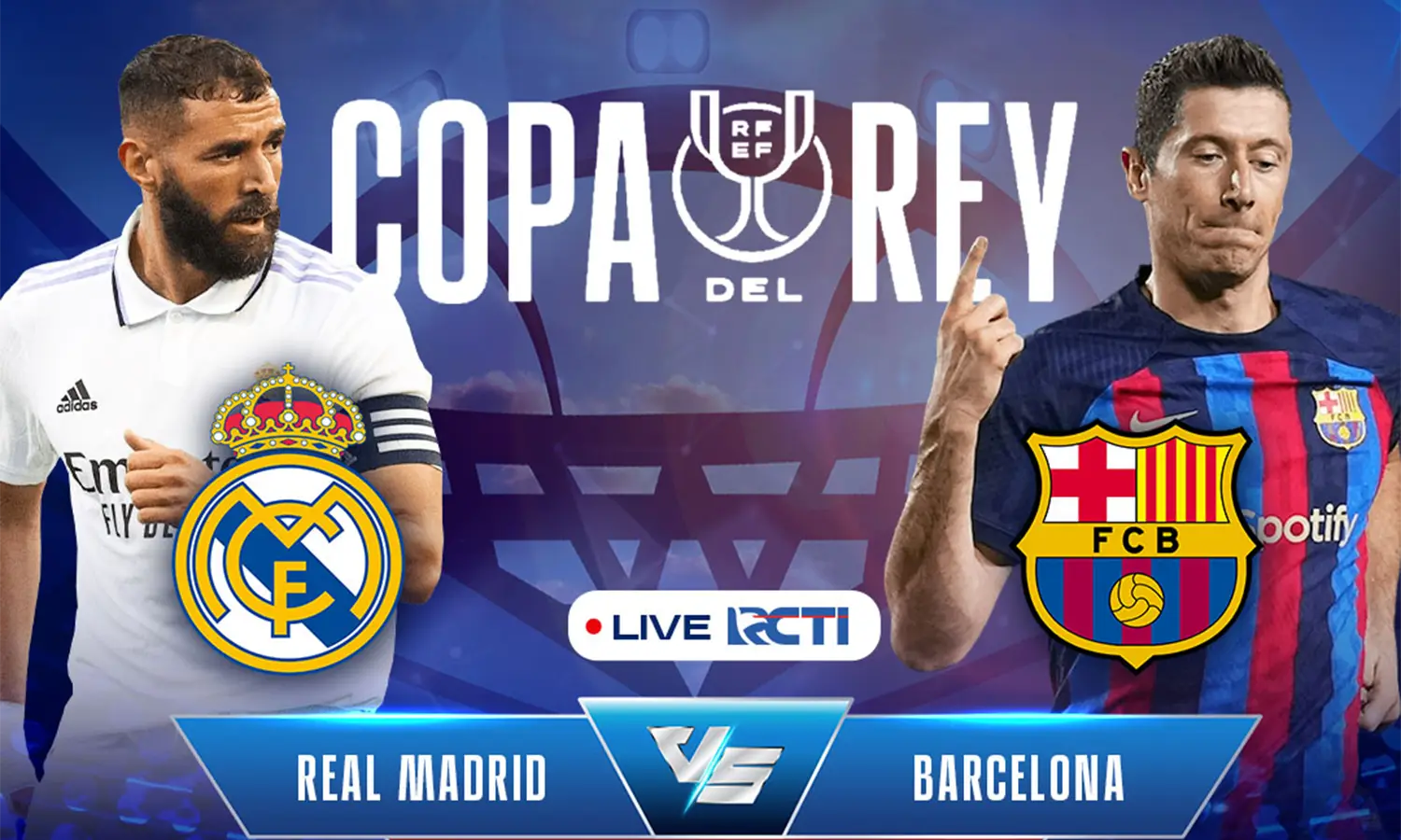 Prediksi Leg Pertama Semifinal Copa Del Rey 2022/2023: Real Madrid vs Barcelona