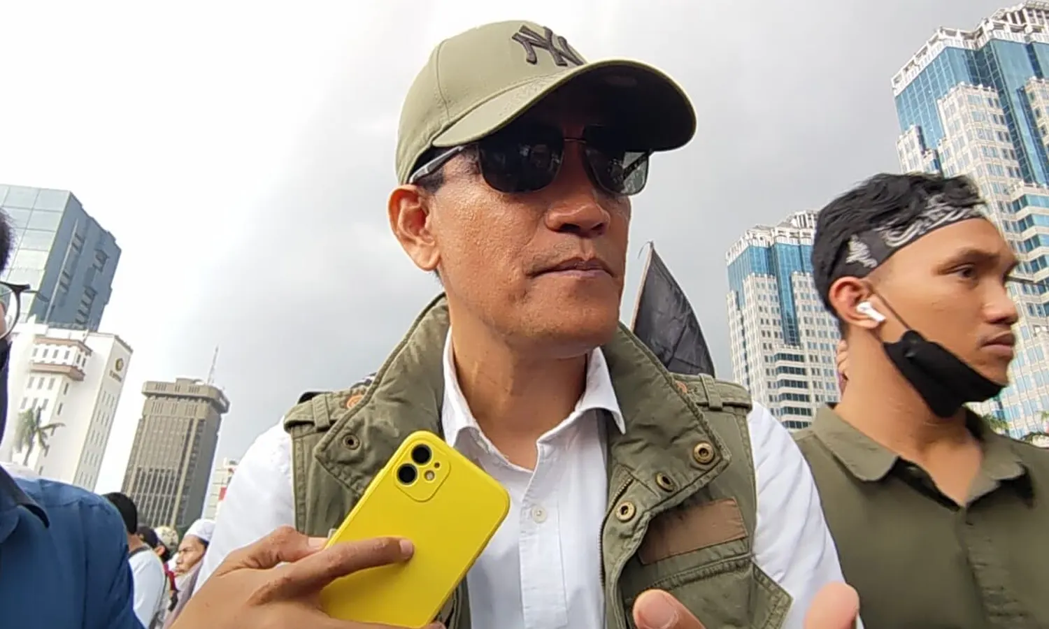 Refly Harun Hadir di Demo GNPF Aksi Bela Rakyat 411