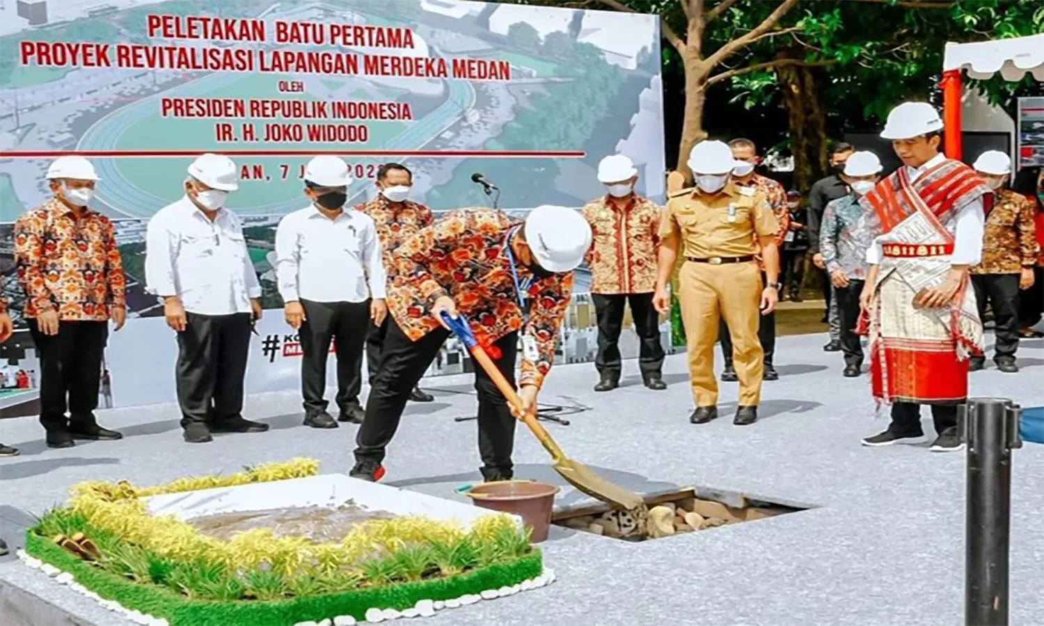 Revitalisasi Lapangan Merdeka Ditargetkan Rampung Maret 2024