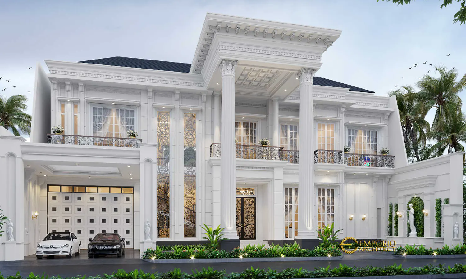 10 Desain Rumah Klasik Modern Paling Populer Saat Ini
