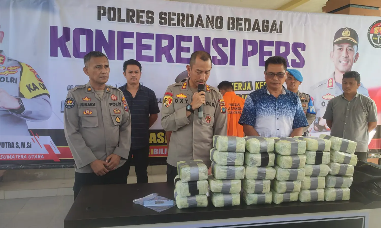 Polres Serdang Bedagai Tangkap Dua Kurir Narkoba Bawa Sabu 28 KilogramÂ 
