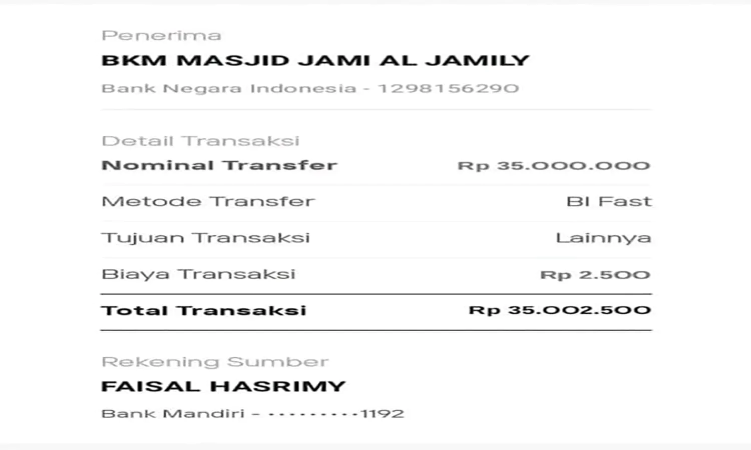 Modus Sumbangan, Marak Penipuan Catut Nama Sekda Faisal Hasrimy
