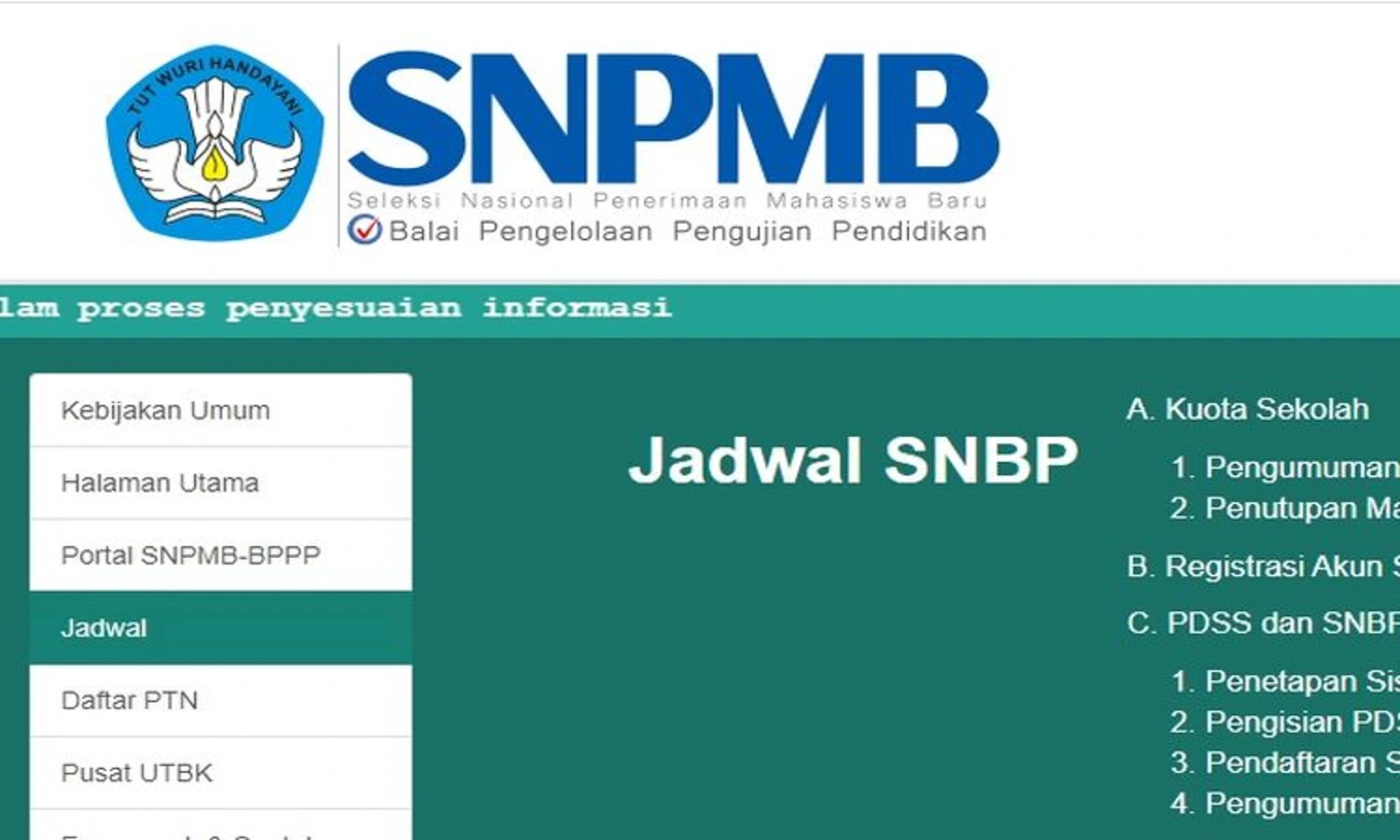 Kemendikbudristek: Jadwal Seleksi PTN SNBP SNBT 2023 Diumumkan 1 Desember 2022