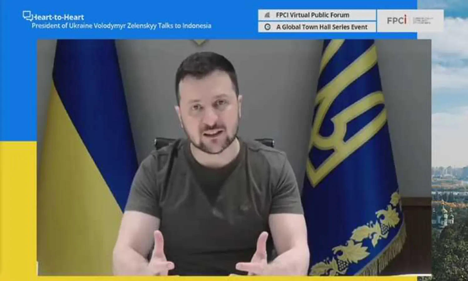 Presiden Ukraina Curhat ke Publik RI, Beberkan Situasi di Negaranya