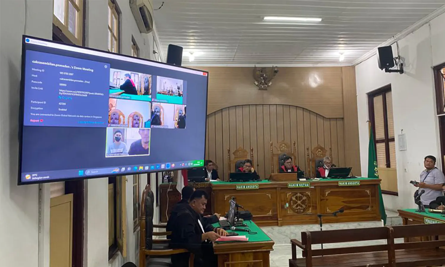 PN Medan Tunda Sidang Putusan Kurir Narkotika Libatkan Oknum TNI