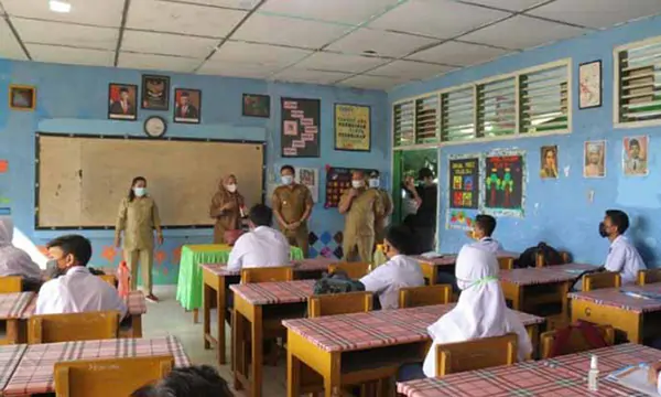 Kasus Covid-19 Menurun, Sejumlah Sekolah di Serdang Bedagai Lakukan Simulasi Penerapan PTM