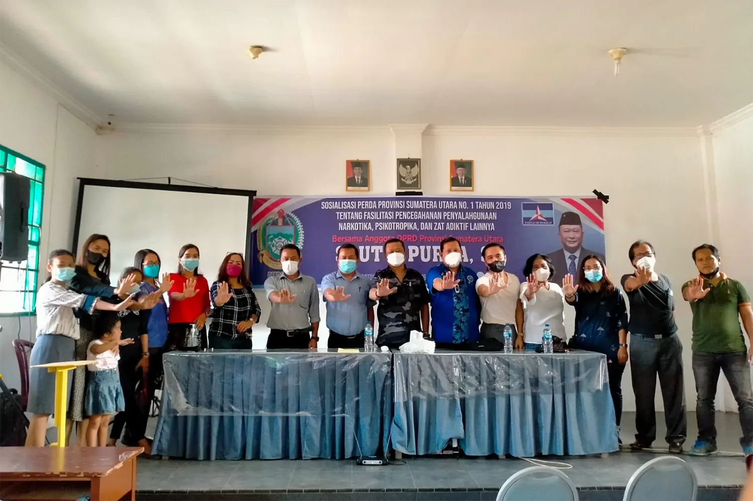 Saut Bangkit Purba Ajak Guru dan Siswa Aktif Perangi Narkoba