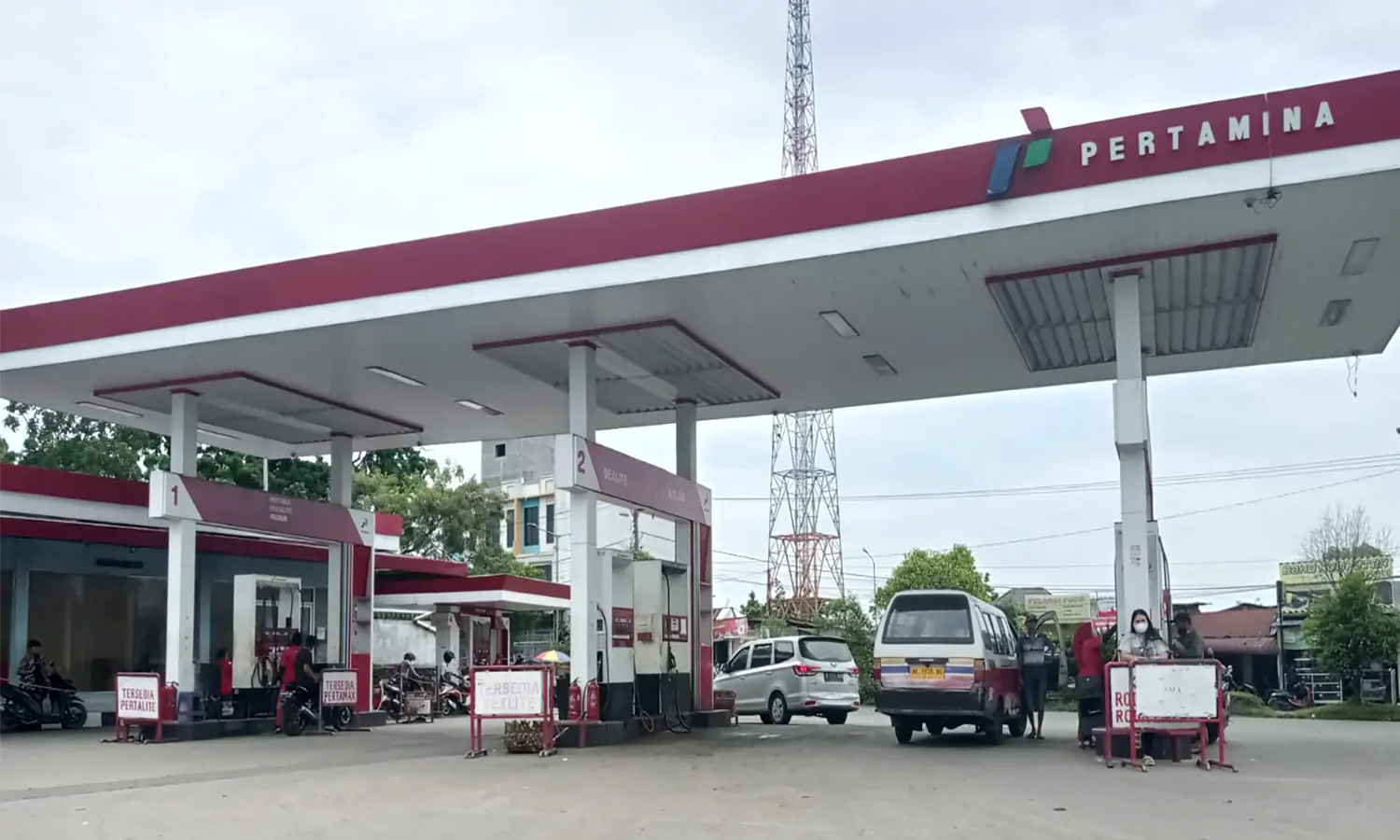Kondisi SPBU di Siantar Stabil Usai Naiknya Harga Pertamax