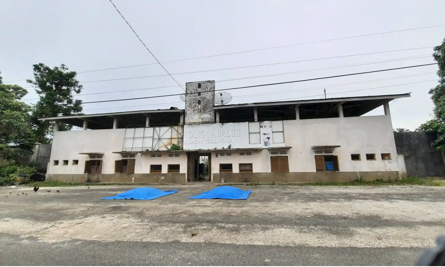 Proyek Miliaran, Stadion Sangnawaluh Pematang Siantar Jadi Tempat Jemuran dan Fasilitasnya Sering Dicuri