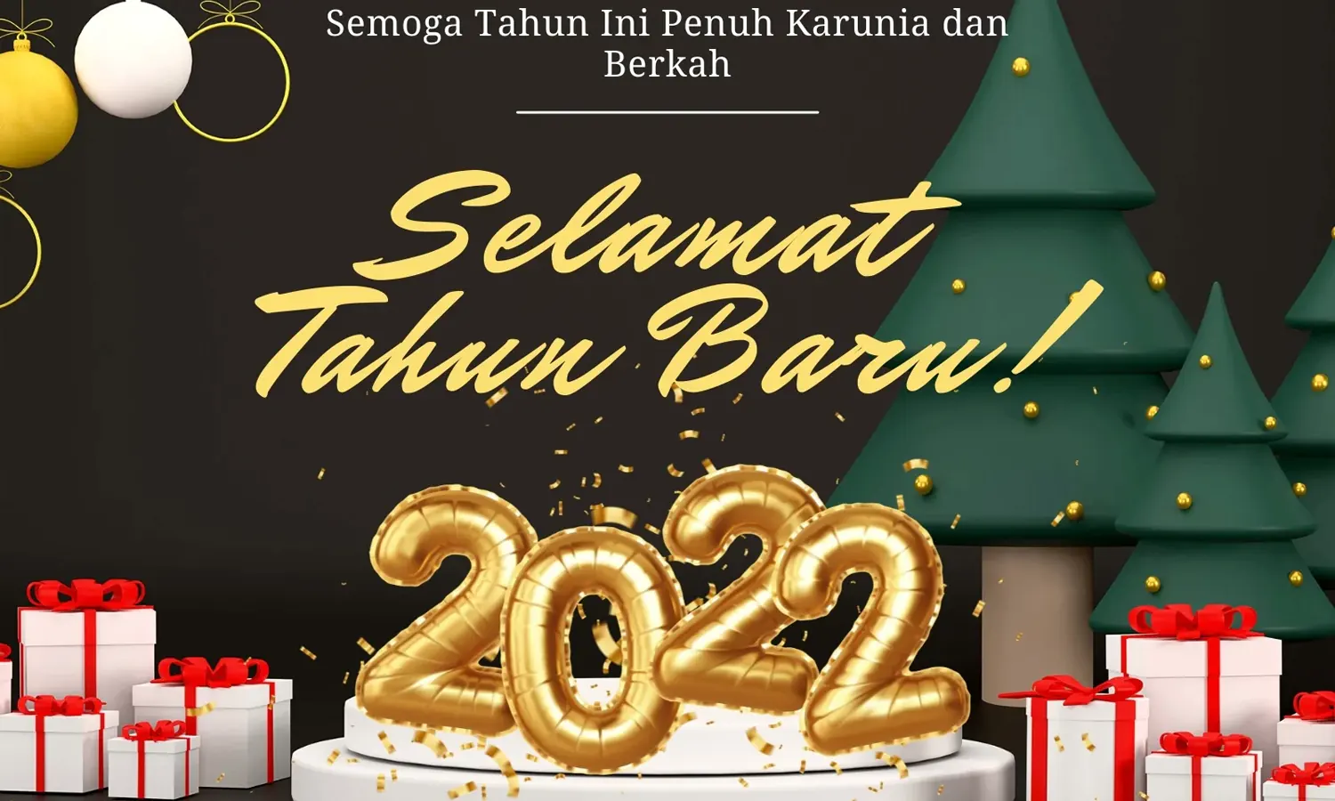 Aplikasi Desain Kartu Ucapan Tahun Baru 2022 di HP