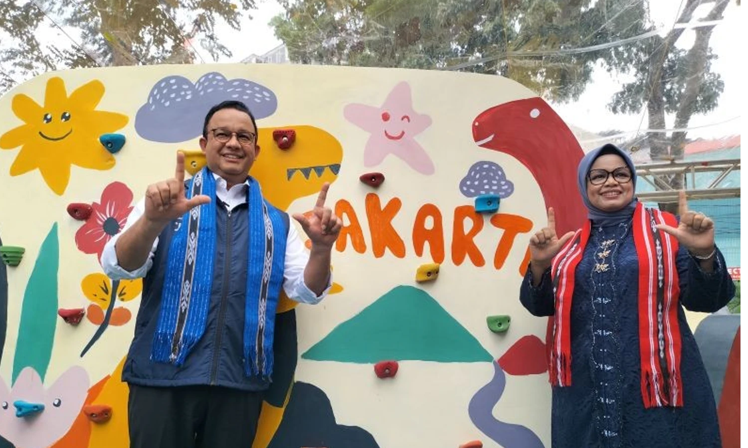 Anies Resmikan Taman Literasi Martha Christina Tiahahu di Jaksel