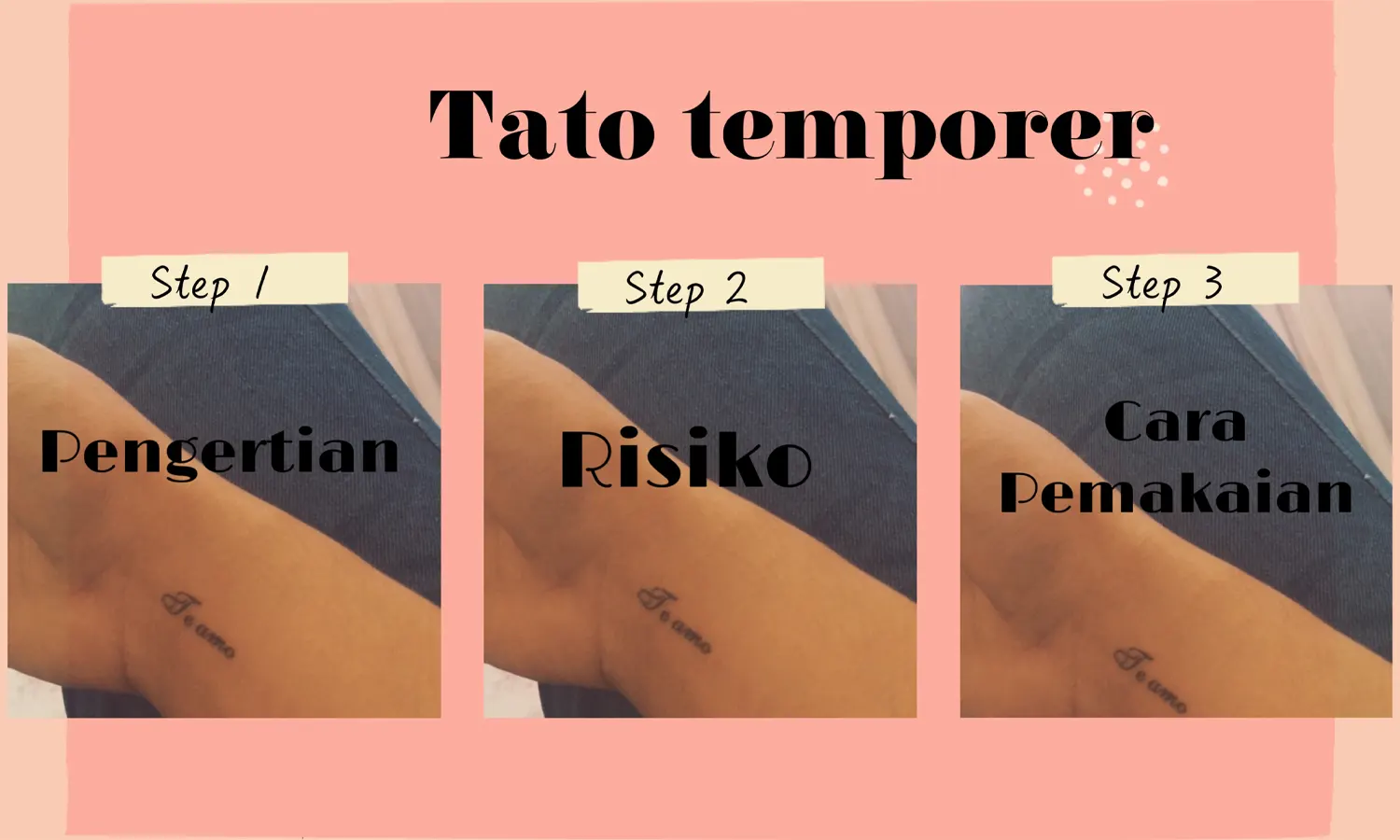 Pengertian Tato Temporer, Risiko, dan Cara Pemakaiannya