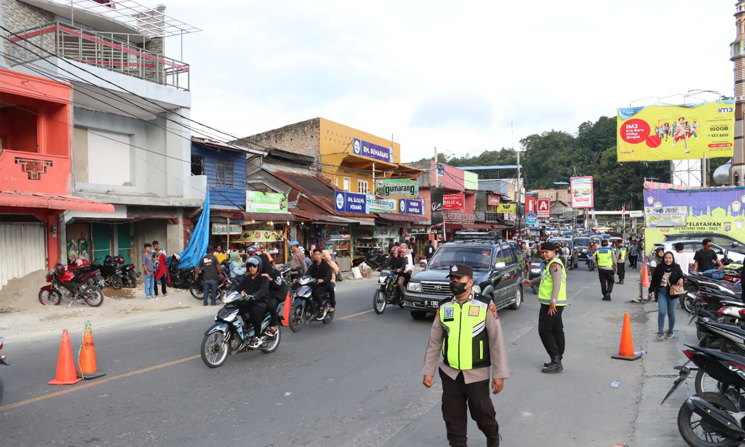 Penggunaan Helm Jadi Sasaran Tilang Manual Polres Simalungun