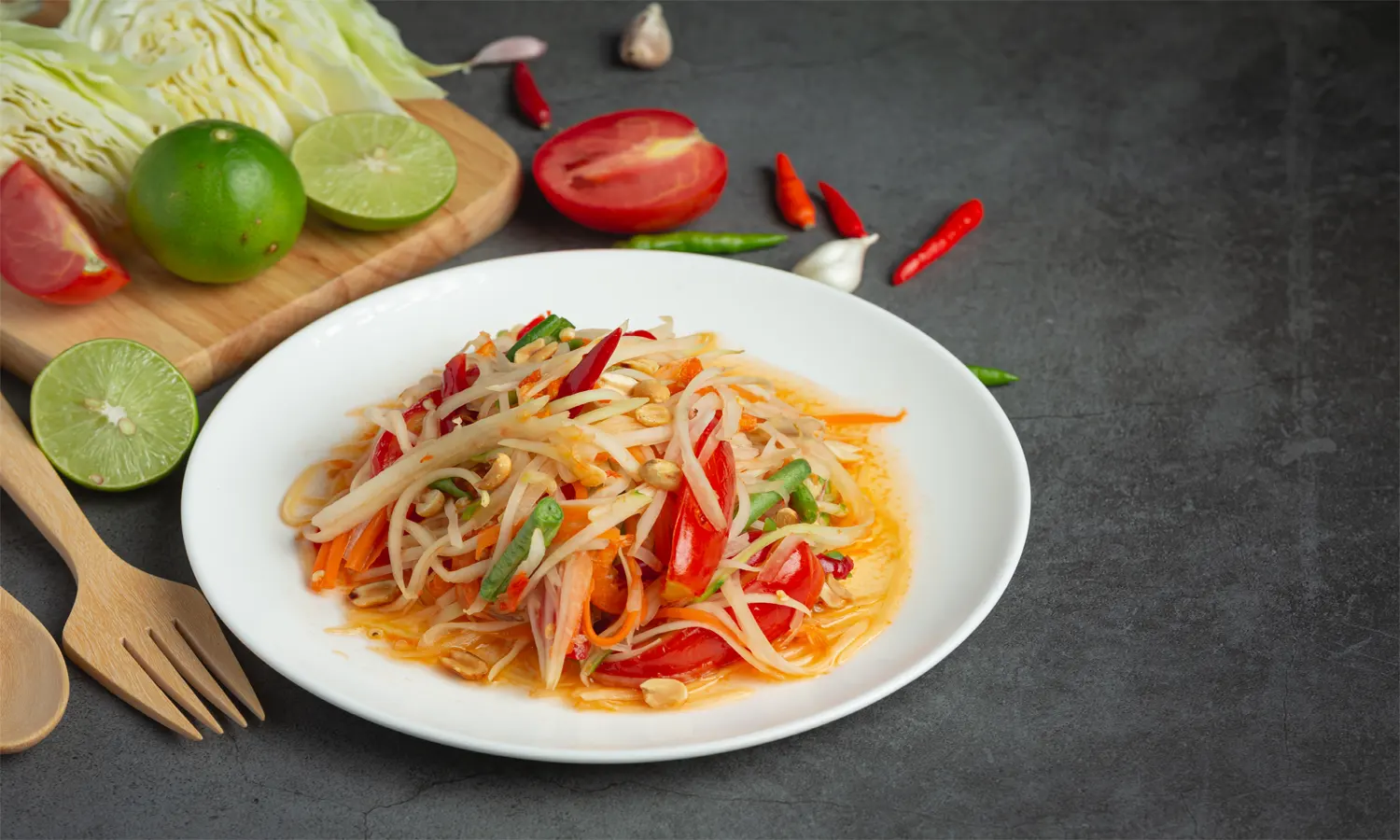 Hanya 4 Bahan! Ini Resep Som Tam Rujak Pepaya Serut Khas Thailand, Beserta dengan Sejarahnya