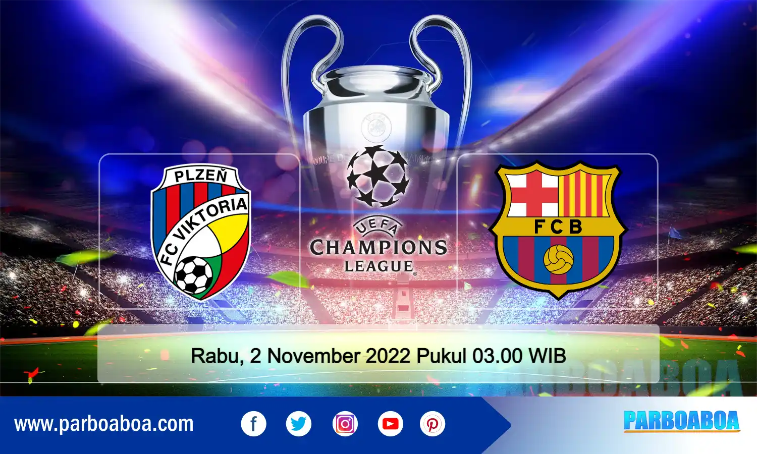 Prediksi Liga Champions 2022/2023 Matchday Ke-6 Grup C: Viktoria Plzen vs Barcelona