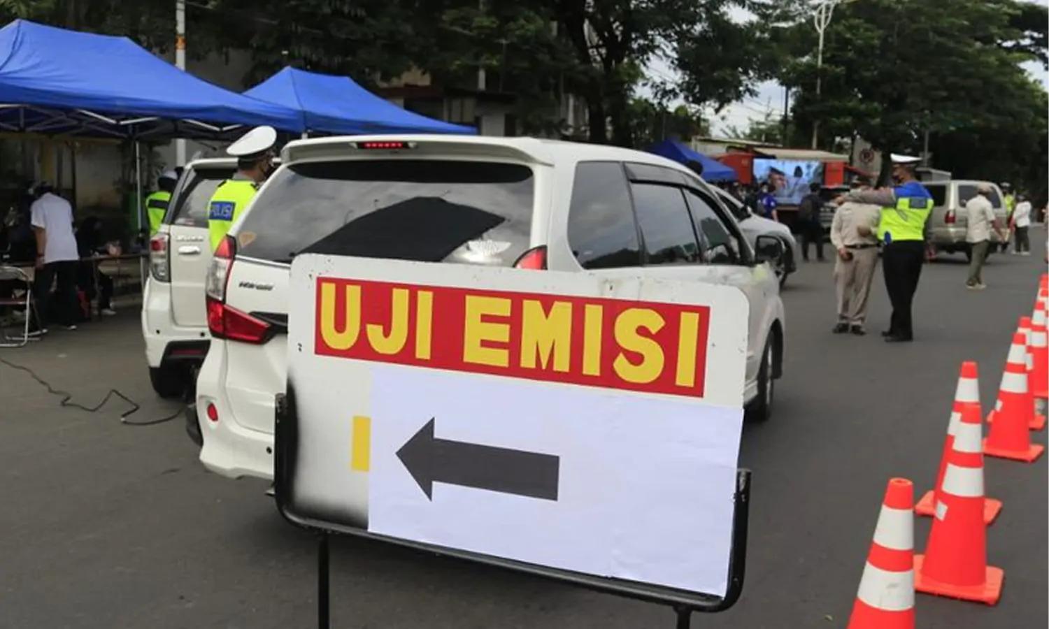 Wujudkan Langit Biru, Pemerintah Adakan Uji Emisi Gratis Menjelang Razia