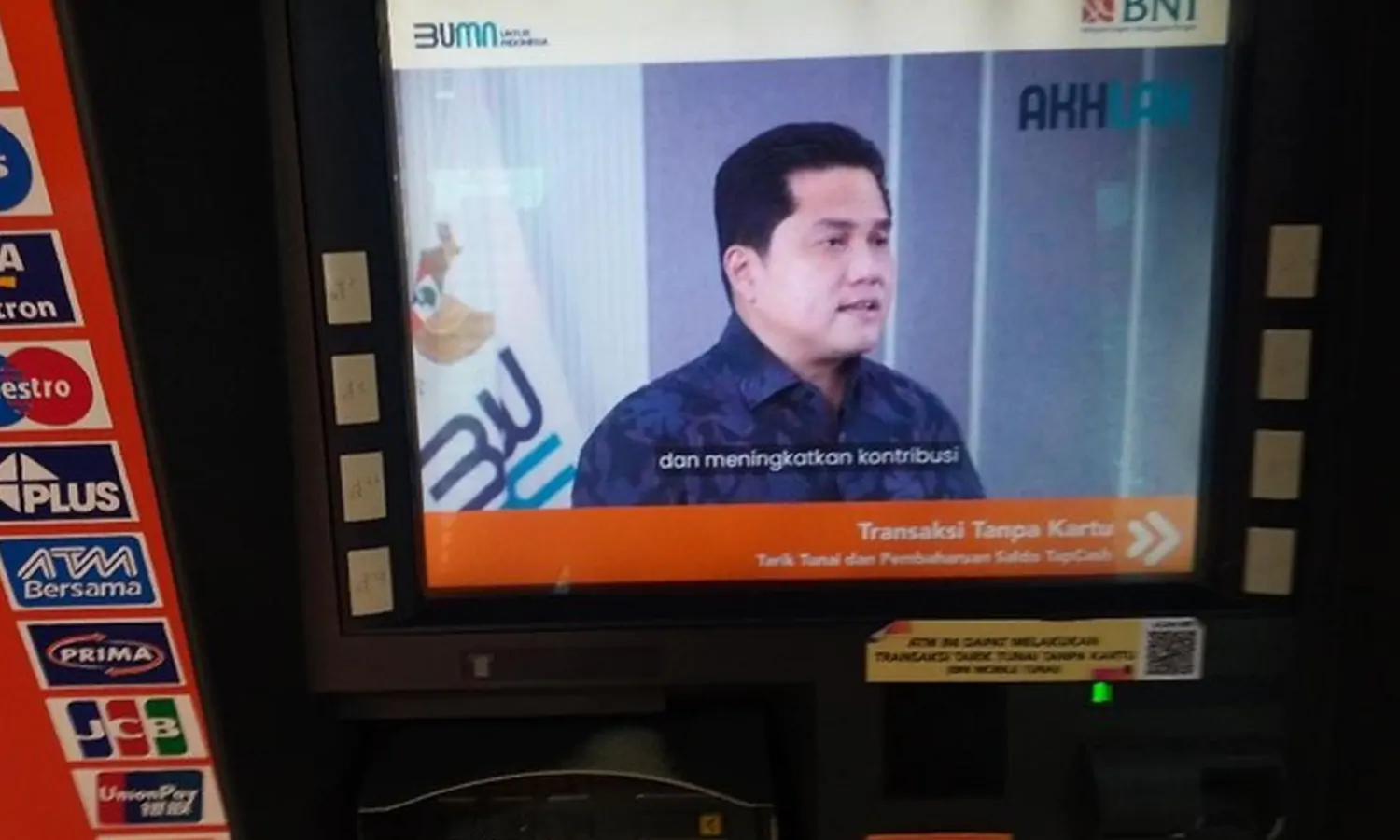 Erick Thohir yang Minta Toilet Gratis, hingga video di ATM Dianggap Tengah bangun Citra Untuk 2024   