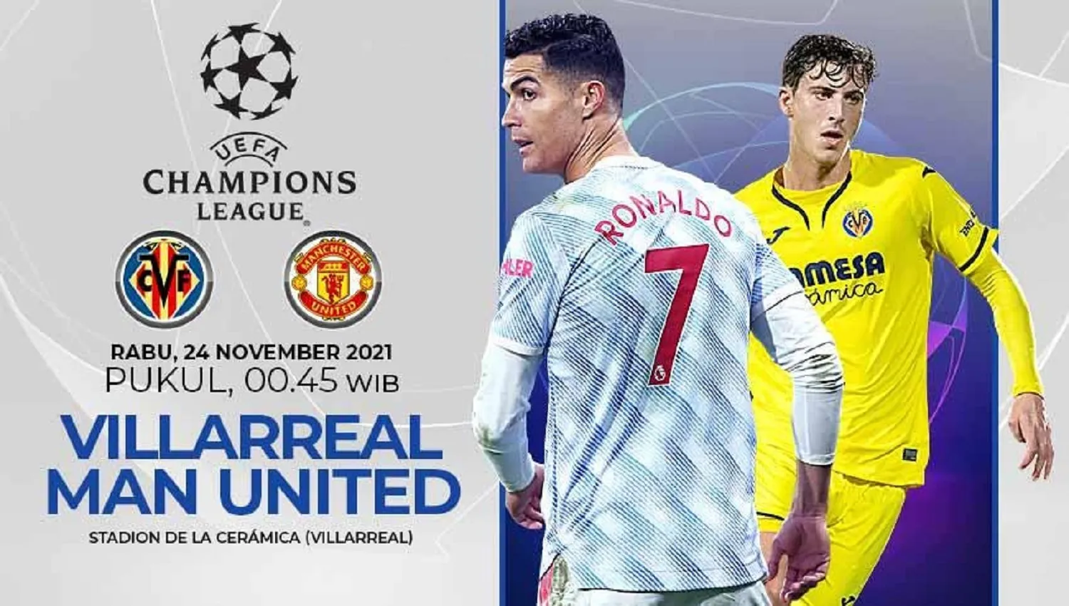 Data dan Fakta serta Prediksi Pertandingan Villarreal vs Manchester United