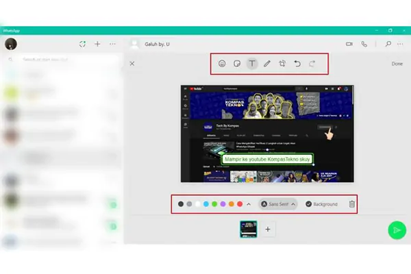 WhatsApp Web dan Dekstop Kini Bisa Edit Foto Sebelum Dikirim