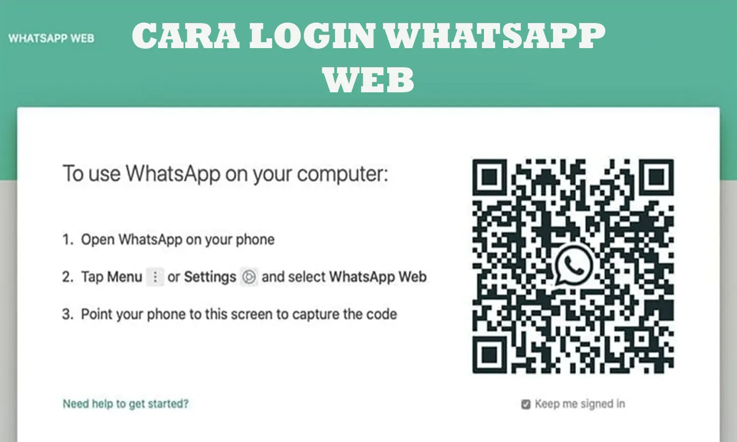 Begini Cara Login WhatsApp (WA) Web di Hp dan PC Menggunakan QR Code