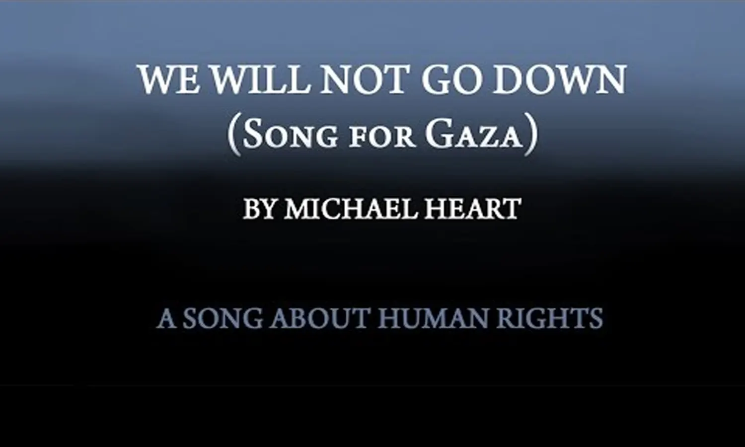 Lirik dan Chord We Will Not Go Down (Song for Gaza) â€“ Michael Heart, Lengkap dengan Maknanya