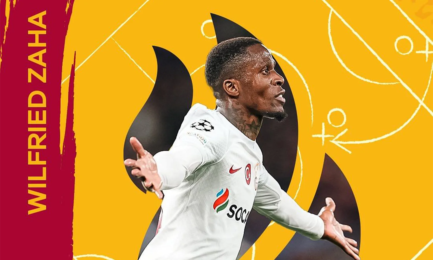 Galatasaray Menang dari MU di Old Trafford, Wilfried Zaha: Ini Malam yang Luar Biasa!