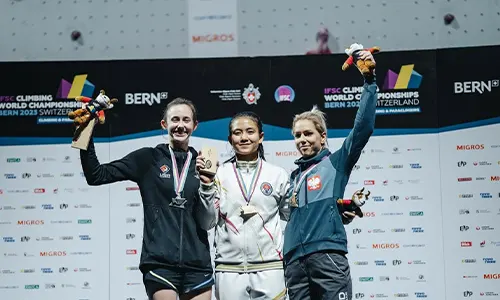 Lolos ke Olimpiade Paris 2024, Desak Made Rita Raih Medali Emas Kejuaraan Dunia Panjat Tebing